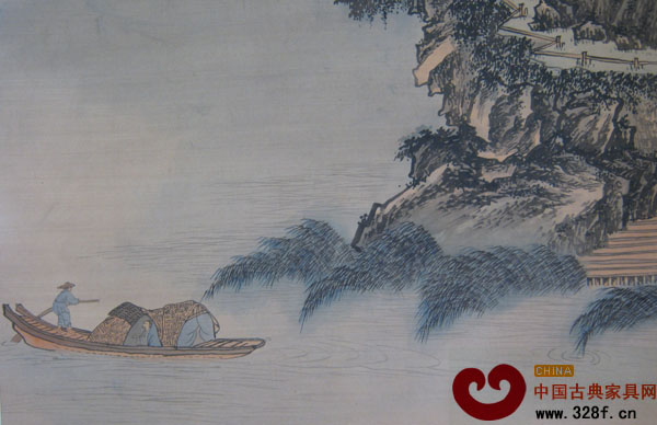 傳統古字畫裝飾現代家居空間