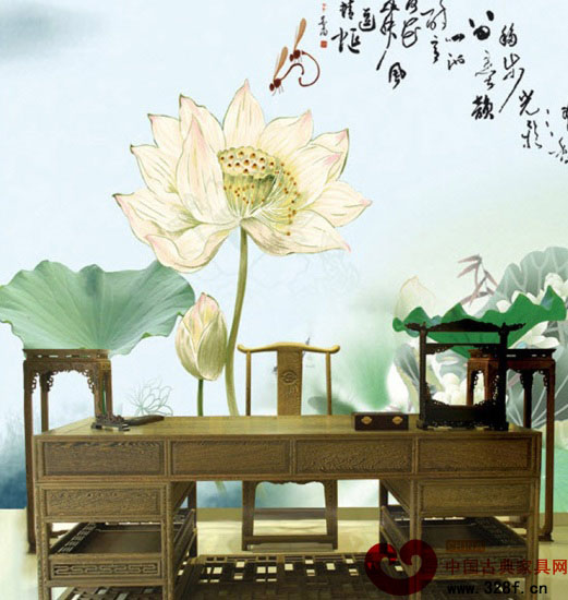 8款荷塘月色大型墻紙 中式簡約都適用