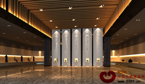 深圳紅木家具博物館工藝展示區效果圖