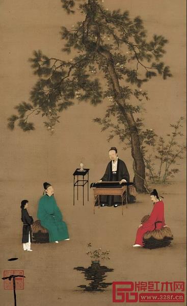 《聽琴圖》 《聽琴圖》