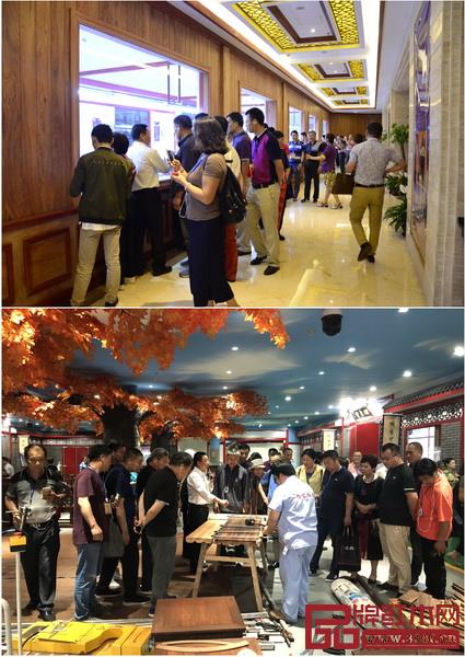 2018東陽紅博會商學團參觀旭東紅木“透明工廠” 2018東陽紅博會商學團參觀旭東紅木“透明工廠”