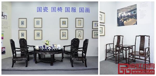 深圳泰和園的絲翎檀雕作品《松鶴延年茶臺》、《當代君子竹節椅》亮相深圳市龍華區展館 深圳泰和園的絲翎檀雕作品《松鶴延年茶臺》、《當代君子竹節椅》亮相深圳市龍華區展館