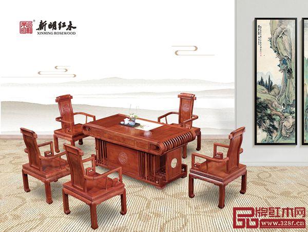 新明紅木《新風(fēng)明韻》—茶臺(tái) 新明紅木《新風(fēng)明韻》—茶臺(tái)