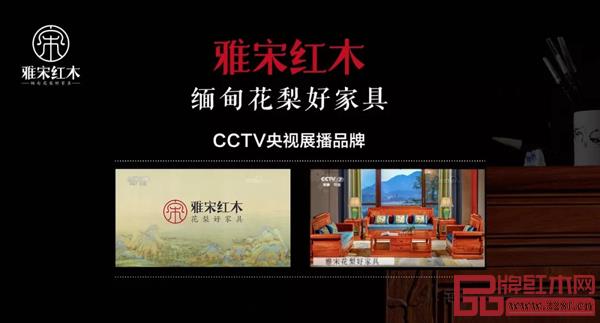 雅宋紅木——CCTV央視展播品牌