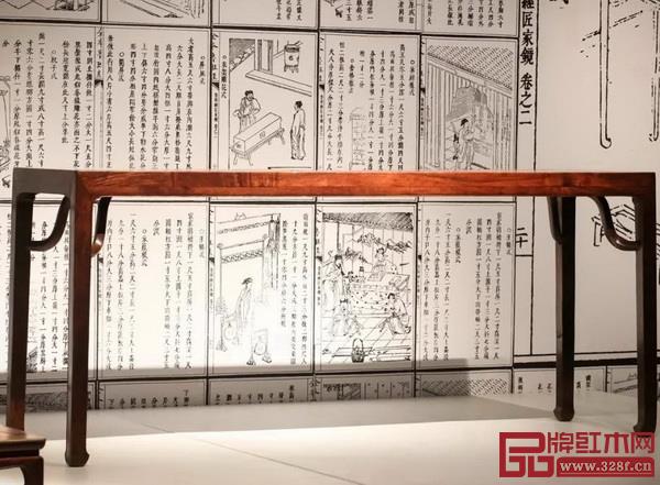 簡潔至極，線條優美、明快、清新的紅木家具設計，使得家具亦是書法，呈現獨特的藝術美