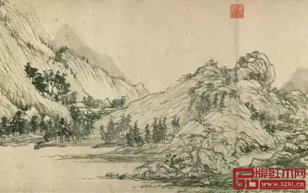《富春山居圖》局部 《富春山居圖》局部