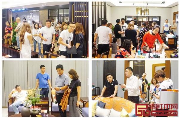 國壽·墨荷青島旗艦店開業典禮現場匯聚眾多消費者 國壽·墨荷青島旗艦店開業典禮現場匯聚眾多消費者