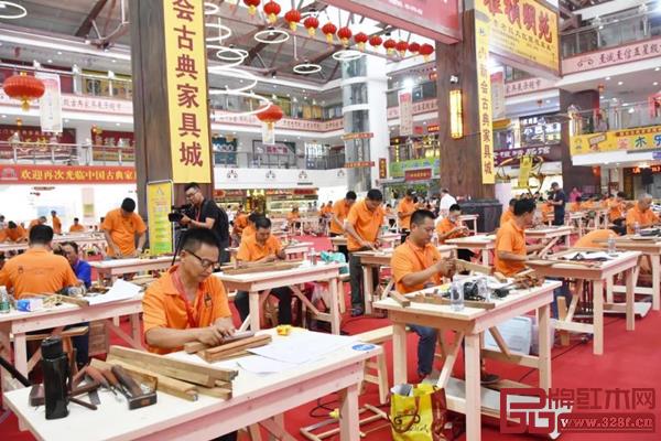 2018年中國技能大賽全國家具制作職業技能競賽廣東新會賽區選拔賽現場 2018年中國技能大賽全國家具制作職業技能競賽廣東新會賽區選拔賽現場
