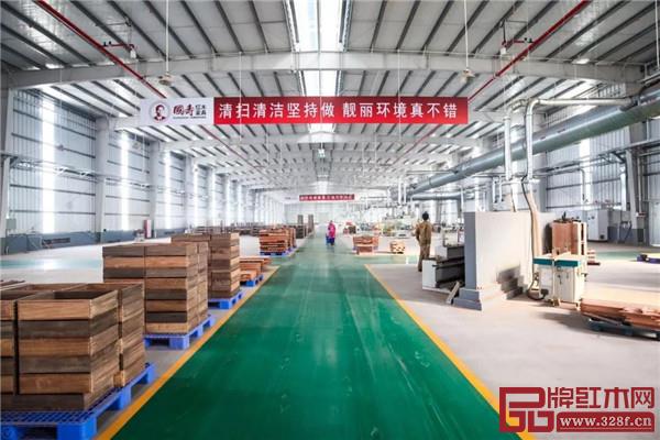 國壽紅木湖北工廠內景整潔敞亮 國壽紅木湖北工廠內景整潔敞亮
