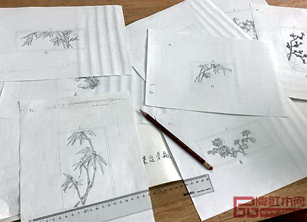 南枝紅家具手繪雕刻紋飾,為家具增添韻味 南枝紅家具手繪雕刻紋飾,為家具增添韻味