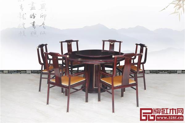 興成紅木——如園圓臺 興成紅木——如園圓臺