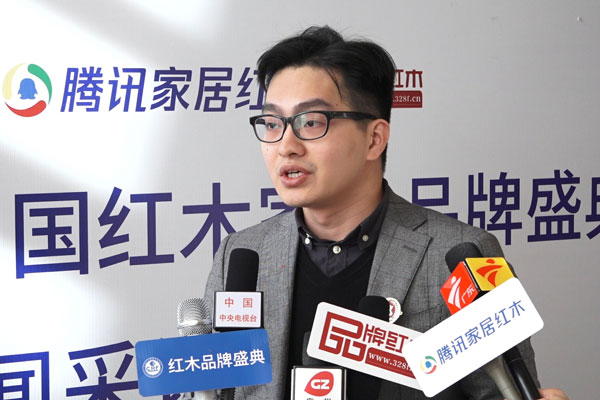 雅仕軒總經理陳集興接受媒體聯訪
