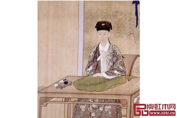 清人繪《乾隆帝古裝像》中,裝扮成普通青年漢族文人的乾隆 清人繪《乾隆帝古裝像》中,裝扮成普通青年漢族文人的乾隆