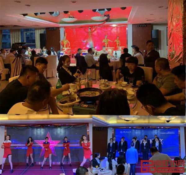 雅典紅木準備了豐富佳肴和精彩表演,與經(jīng)銷商朋友們共享美好夜晚 雅典紅木準備了豐富佳肴和精彩表演,與經(jīng)銷商朋友們共享美好夜晚