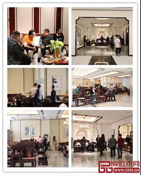經銷商參觀漢府家具展廳