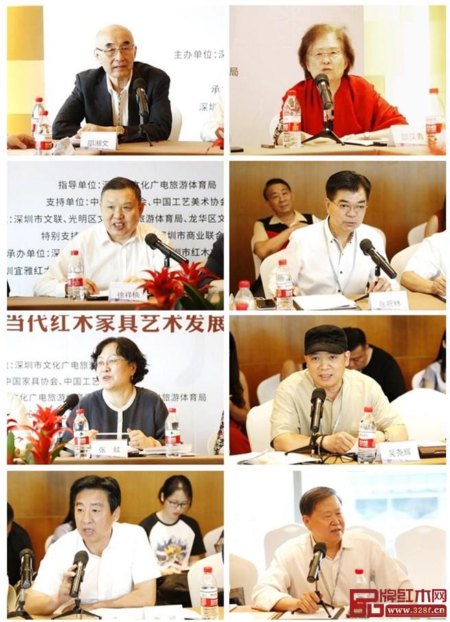 出席研討會的嘉賓圍繞泰和園《梅蘭竹菊》系列展開對中國文化傳承、紅木家具設計創新等的探討 出席研討會的嘉賓圍繞泰和園《梅蘭竹菊》系列展開對中國文化傳承、紅木家具設計創新等的探討