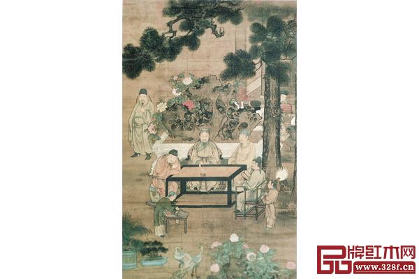 《明人十八學士圖(琴)》臺北故宮博物院藏 《明人十八學士圖(琴)》臺北故宮博物院藏