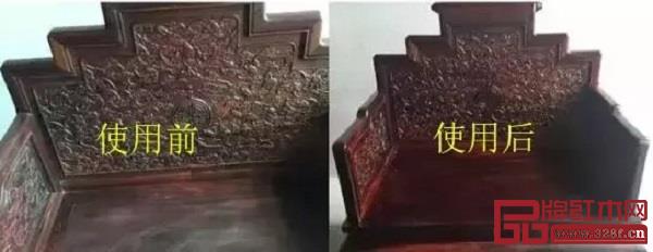 擦核桃油前后對比 擦核桃油前后對比