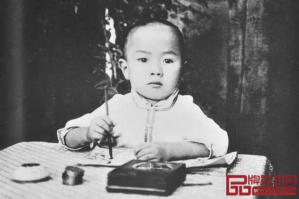 童年王世襄像 童年王世襄像