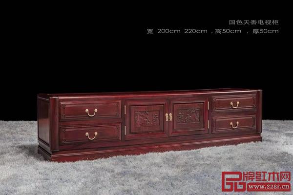 萬盛宇紅木東非酸枝國色天香123沙發(fā)、餐臺、2米電視柜等15件套52800元