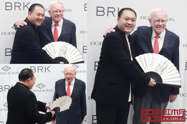 應巴菲特邀請,世界文化遺產修復專家、太和木作創始人關毅赴美國展開國際交流,在股東大會期間,巴菲特與關毅進行了有關藝術品家具投資的對話 應巴菲特邀請,世界文化遺產修復專家、太和木作創始人關毅赴美國展開國際交流,在股東大會期間,巴菲特與關毅進行了有關藝術品家具投資的對話