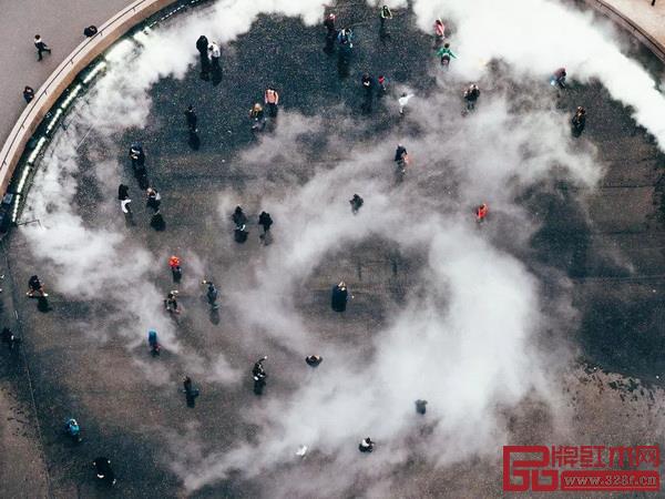 水霧雕塑 水霧雕塑