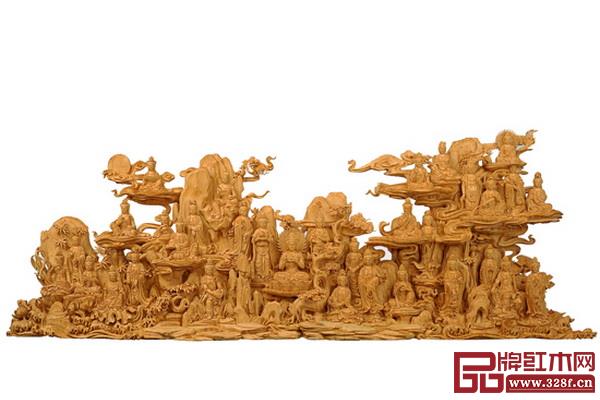林慶財大師木雕作品——黃楊木雕《三十三觀音》 林慶財大師木雕作品——黃楊木雕《三十三觀音》