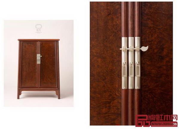 區勝春作品:圓角柜一對,lot280 區勝春作品:圓角柜一對,lot280
