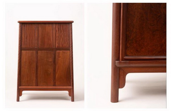 區勝春作品:圓角柜一對,lot280 區勝春作品:圓角柜一對,lot280