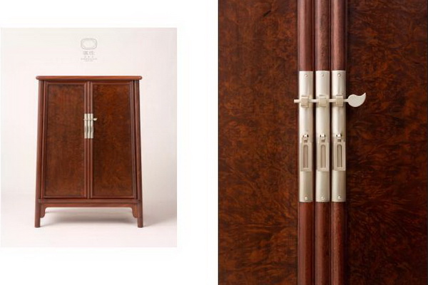 區勝春作品:圓角柜一對,lot280 區勝春作品:圓角柜一對,lot280
