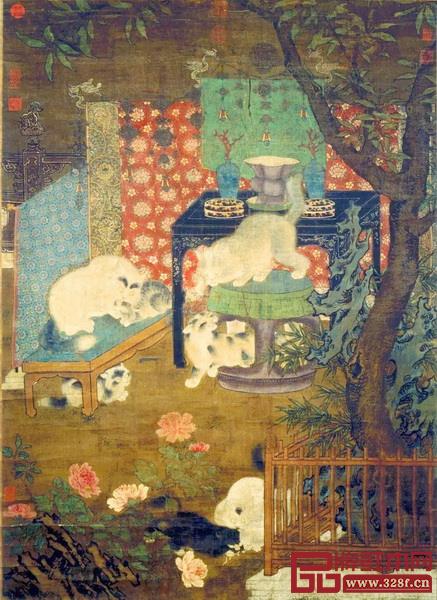  宋佚名《戲貓圖》