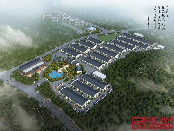 國壽紅木正在籌建中的湖南生產基地 國壽紅木正在籌建中的湖南生產基地
