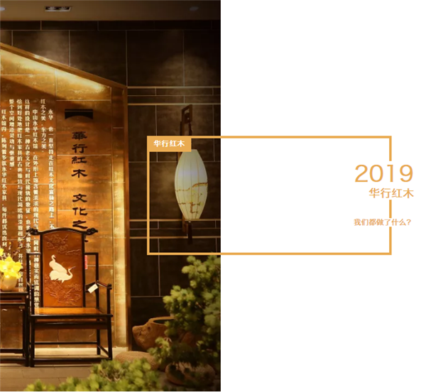 盤點2019屬于華行紅木的熱詞！