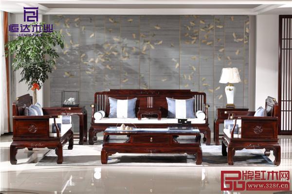 恒達(dá)木業(yè):闊葉黃檀品韻沙發(fā) 恒達(dá)木業(yè):闊葉黃檀品韻沙發(fā)