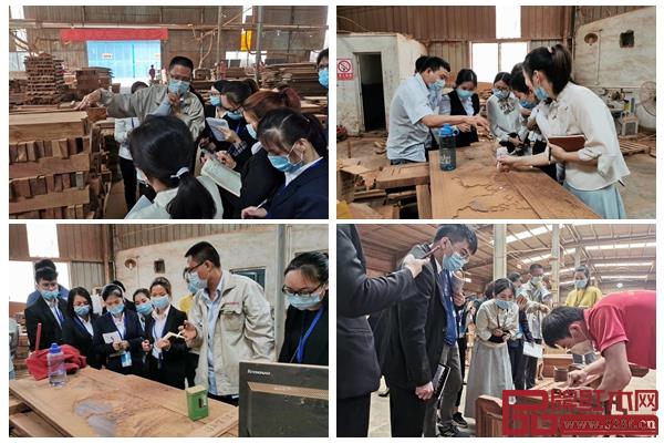 盛世周木匠新員工參觀工廠學習