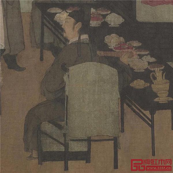 《韓熙載夜宴圖》中的燈掛椅 《韓熙載夜宴圖》中的燈掛椅