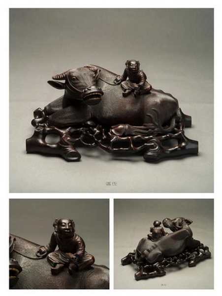 區氏家具 童子牧牛 小葉紫檀 長:45cm 寬:25cm 高:24cm The lad cattle Zitan 區氏家具 童子牧牛 小葉紫檀 長:45cm 寬:25cm 高:24cm The lad cattle Zitan