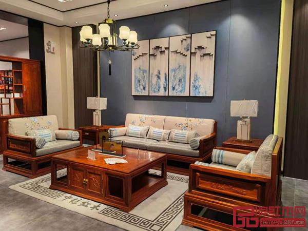 中信紅木玉溪店內部實景 中信紅木玉溪店內部實景