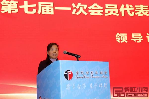  廣東省社會組織管理局黨建處湯愛萍副處長講話