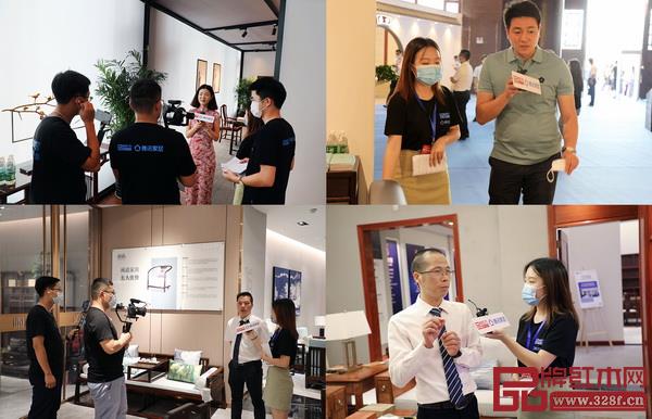 第四屆新中式紅木展采取線上線下融合的模式,以“主播帶您逛展”的形式,拉近了與大眾的距離,助力企業銷售轉化 第四屆新中式紅木展采取線上線下融合的模式,以“主播帶您逛展”的形式,拉近了與大眾的距離,助力企業銷售轉化
