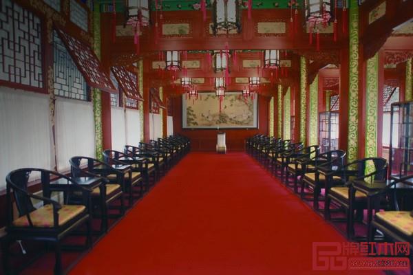 2014APEC會議,頤和園聽鸝館陳設太和木作精品紫檀皇宮椅 2014APEC會議,頤和園聽鸝館陳設太和木作精品紫檀皇宮椅