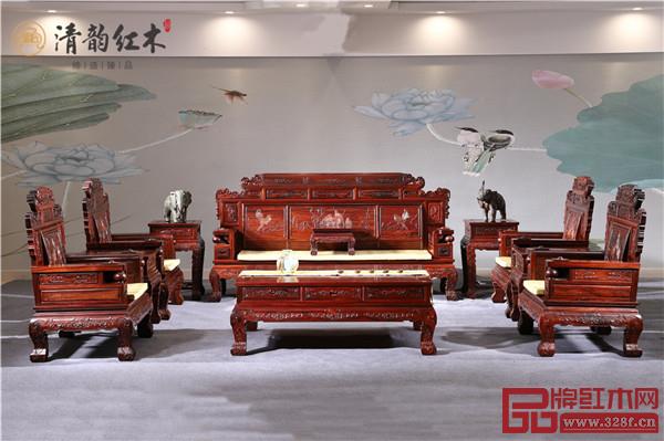 清韻紅木:財源沙發 清韻紅木:財源沙發