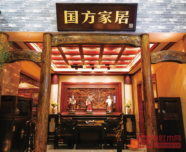國方家居2020年廣州建博會展位門頭 國方家居2020年廣州建博會展位門頭