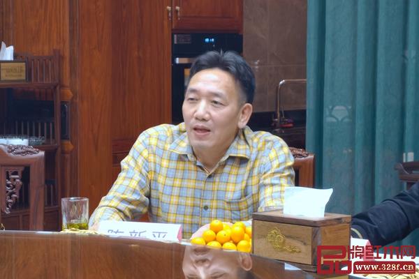 國方家居董事長陳新平發言 國方家居董事長陳新平發言
