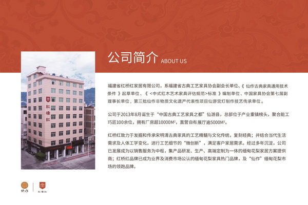 福建省紅橋紅家居有限公司（緬花大王）企業簡介