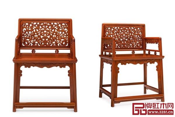 名稱:群龍捧壽玫瑰椅 材質:緬甸花梨(大果紫檀) 尺寸:長61*寬46*高87cm 制器:紅橋紅團隊 名稱:群龍捧壽玫瑰椅 材質:緬甸花梨(大果紫檀) 尺寸:長61*寬46*高87cm 制器:紅橋紅團隊