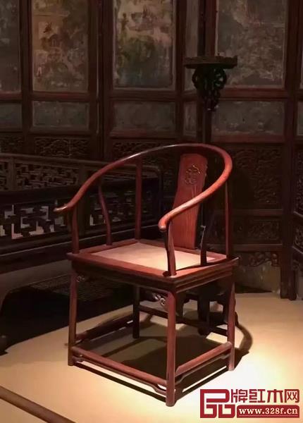 恭王府藏 明·黃花梨壽字紋圈椅 恭王府藏 明·黃花梨壽字紋圈椅