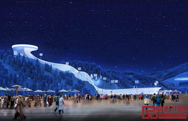 國家跳臺(tái)滑雪中心“雪如意” 國家跳臺(tái)滑雪中心“雪如意”