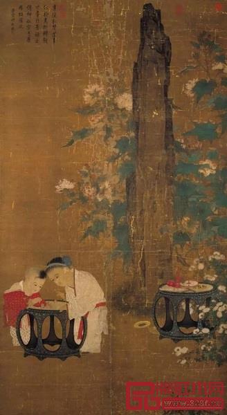 南宋 蘇漢臣《秋庭嬰戲圖》 南宋 蘇漢臣《秋庭嬰戲圖》