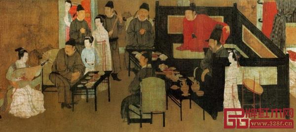 ▲《韓熙載夜宴圖》局部